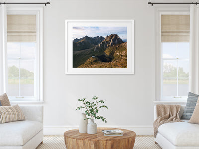 Uncultivated Golden Light,  Mt Capricorn, Tasmania. Wall Art