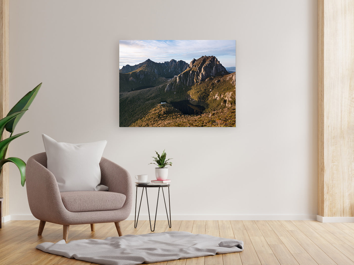 Uncultivated Golden Light,  Mt Capricorn, Tasmania. Wall Art