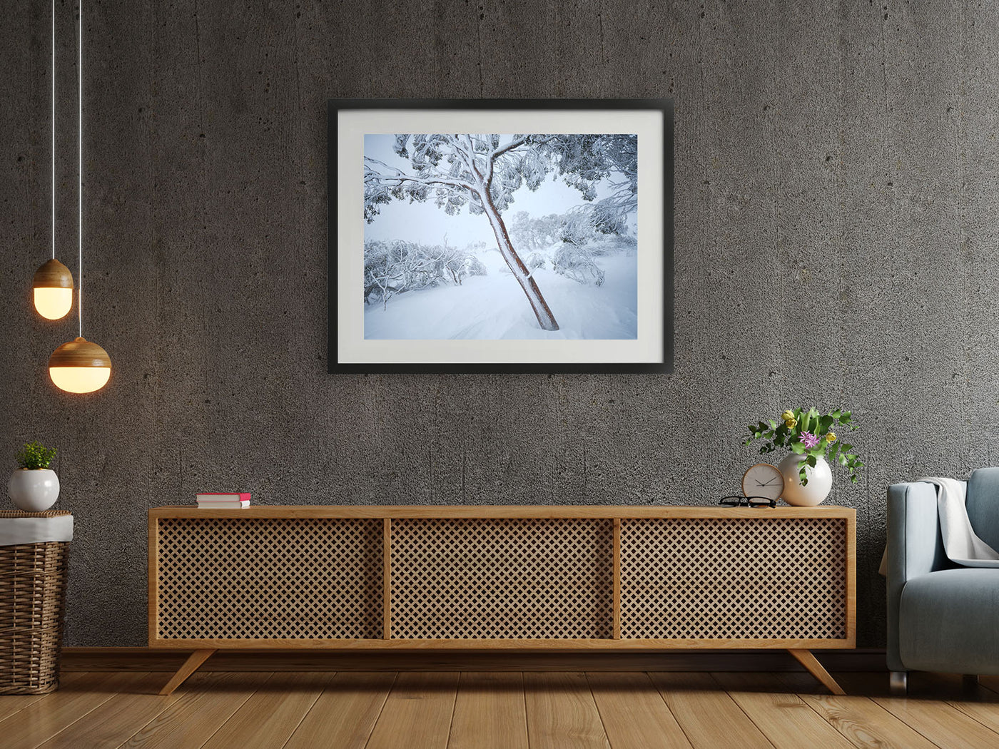 Fortitude Snow Gum, Kosciuszko National Park. Wall Art