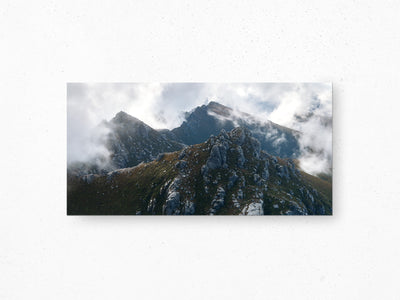 Mystical Mountain Peaks, Tasmania. Wall Art