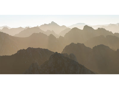 Infinite Layered Mountains, Tasmania. Wall Art