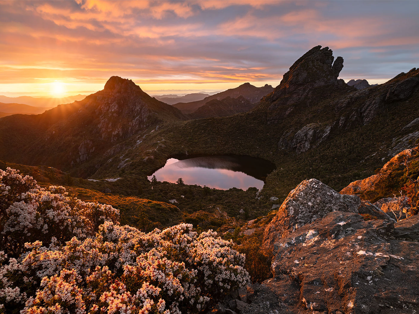 Haven Lake, Tasmania. Wall Art