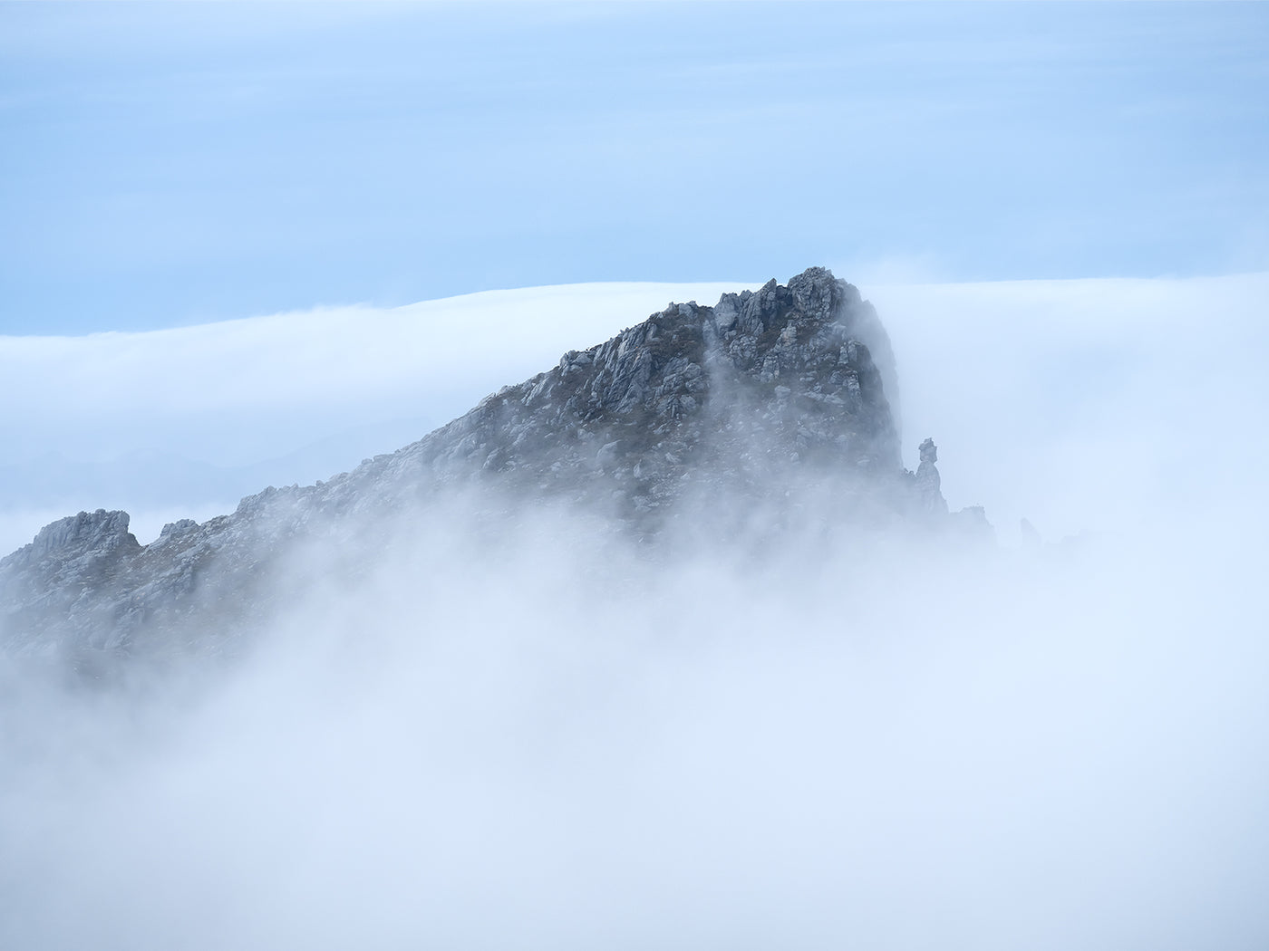 Enveloped Peak, Tasmania. Wall Art