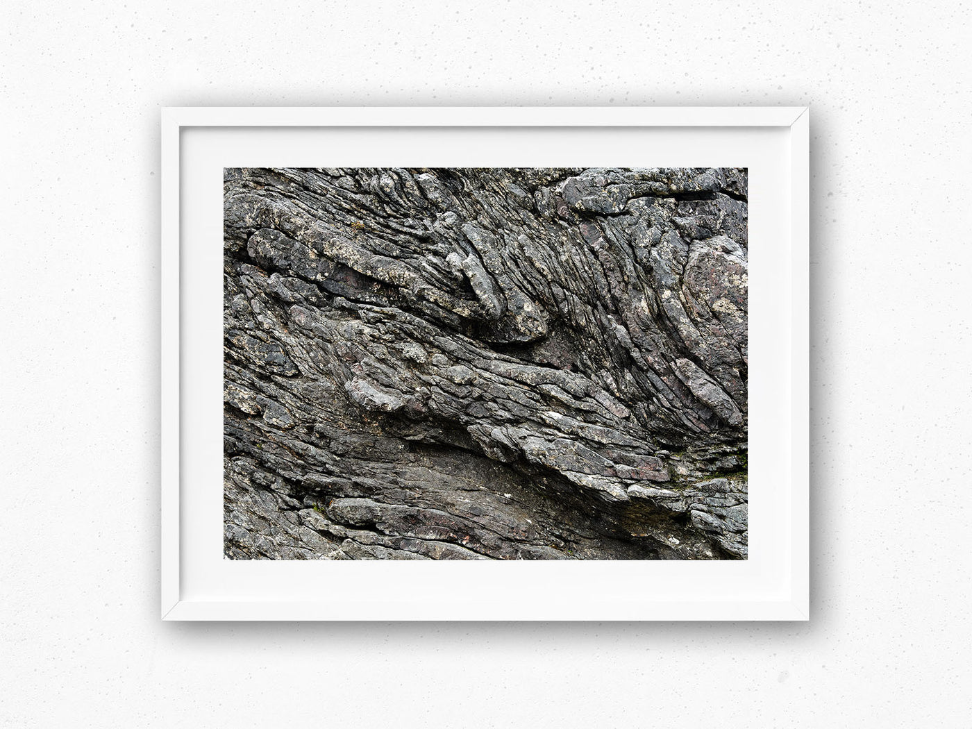 Quartzitic Rock Formation, Tasmania. Wall Art